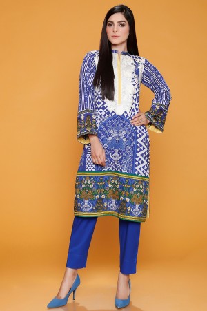 Embroidered Shirt With Dupatta